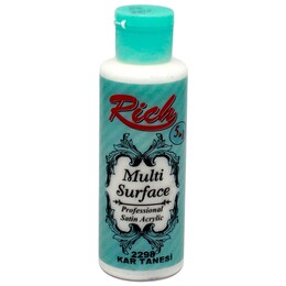 Rich Multi Surface Her Yüzey İçin Akrilik Boya 120 cc. 2298 KAR TANESİ - 1