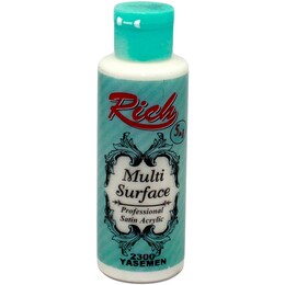 Rich Multi Surface Her Yüzey İçin Akrilik Boya 120 cc. 2300 YASEMEN - 1