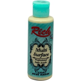Rich Multi Surface Her Yüzey İçin Akrilik Boya 120 cc. 2304 KESE KAĞIDI - 1