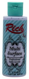 Rich Multi Surface Her Yüzey İçin Akrilik Boya 120 cc. 2306 ANTİK MAVİ