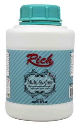 Rich Multi Surface Her Yüzey İçin Akrilik Boya 1750 gr. 2102 ANTİK BEYAZ - 1