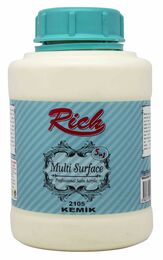 Rich Multi Surface Her Yüzey İçin Akrilik Boya 1750 gr. 2105 KEMİK - 1