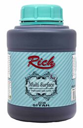 Rich Multi Surface Her Yüzey İçin Akrilik Boya 1750 gr. 2238 SİYAH - 1
