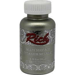 Rich Multi Surface Titanium Metalik Boya 200 cc. 2504 ANTİK GÜMÜŞ - 1