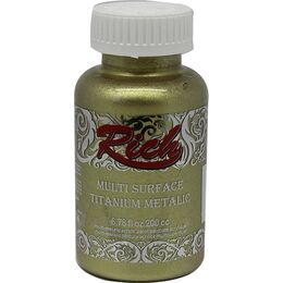 Rich Multi Surface Titanium Metalik Boya 200 cc. 2514 SOFT GOLD - 1