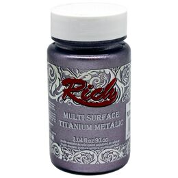 Rich Multi Surface Titanium Metalik Boya 90 cc. 2576 PUDRA MOR - 1