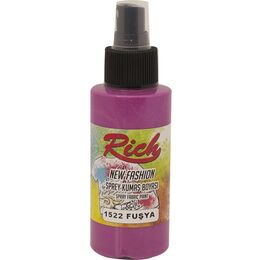 Rich New Fashion Sprey Kumaş Boyası 100 cc. 1522 FUŞYA - 1