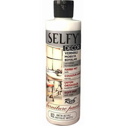 Rich Selfy Decor Vernikli Boya 240 cc. 802 ANTİK BEYAZ - 1