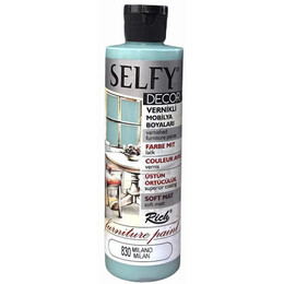 Rich Selfy Decor Vernikli Boya 240 cc 830 MİLANO - 1