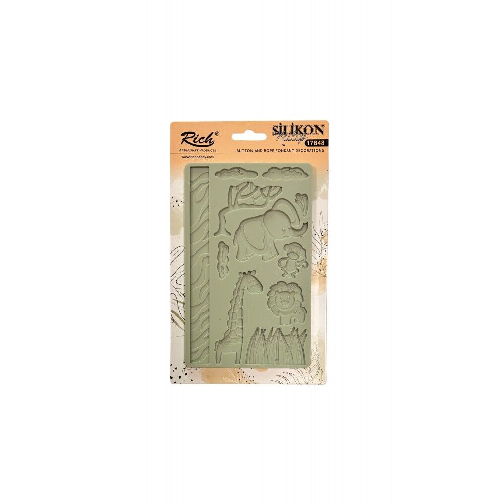 Rich Silicone Moulds Silikon Epoksi Ve Polimer Kil Kalıbı 19x12 Cm. 17849