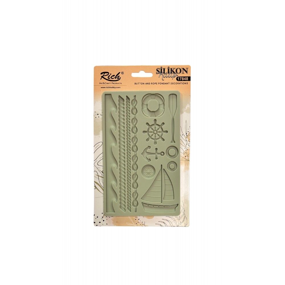 Rich Silicone Moulds Silikon Epoksi Ve Polimer Kil Kalıbı 19x12 Cm. 17850