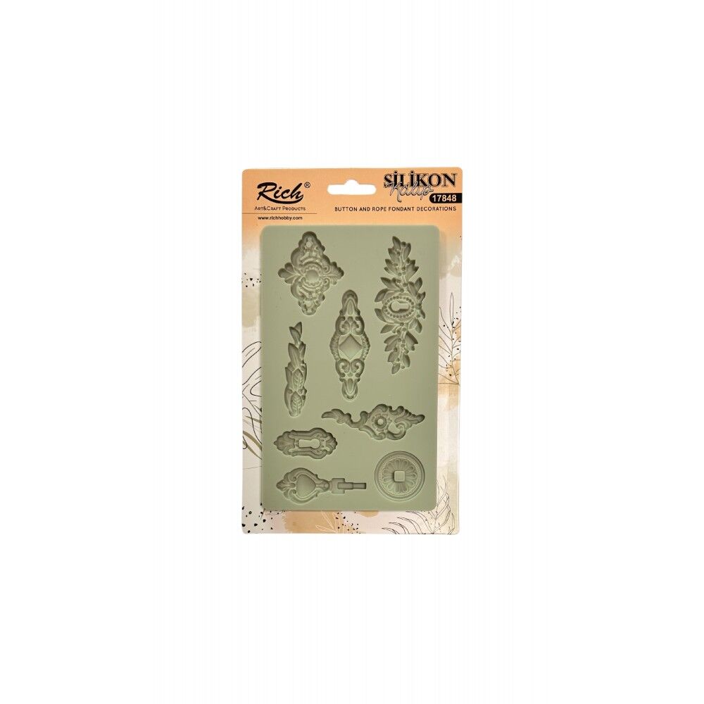 Rich Silicone Moulds Silikon Epoksi Ve Polimer Kil Kalıbı 19x12 Cm. 17855
