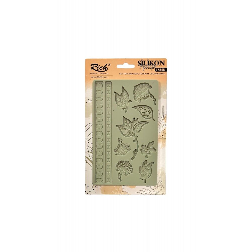 Rich Silicone Moulds Silikon Epoksi Ve Polimer Kil Kalıbı 19x12 Cm. 17863