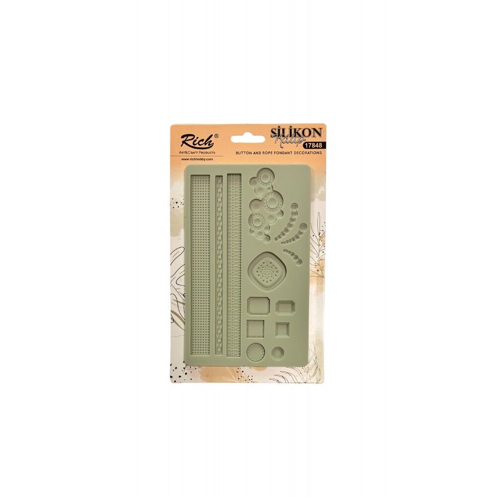 Rich Silicone Moulds Silikon Epoksi Ve Polimer Kil Kalıbı 19x12 Cm. 17867
