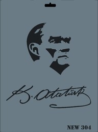 Rich Stencil Boyama Şablonu 25x35 cm. NEW-304 - 1