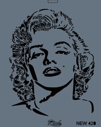 Rich Stencil Boyama Şablonu 25x35 cm. NEW-420 - 1