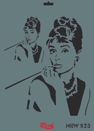 Rich Stencil Boyama Şablonu 25x35 cm. NEW-523 - 1