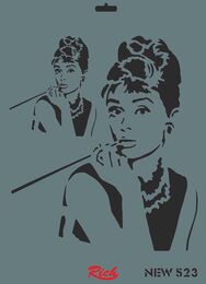 Rich Stencil Boyama Şablonu 25x35 cm. NEW-523 - 1