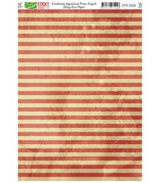 Rich Sticky Kendinden Yapışkanlı Pirinç Dekopaj Kağıdı 29x42 cm. 2526