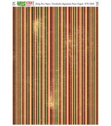Rich Sticky Kendinden Yapışkanlı Pirinç Dekopaj Kağıdı 29x42 cm. 2529