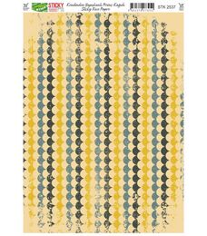 Rich Sticky Kendinden Yapışkanlı Pirinç Dekopaj Kağıdı 29x42 cm. 2537