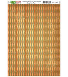Rich Sticky Kendinden Yapışkanlı Pirinç Dekopaj Kağıdı 29x42 cm. 2540