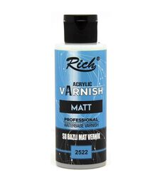 Rich Su Bazlı Vernik MAT (Matt Acrylic Varnish) 120 cc.