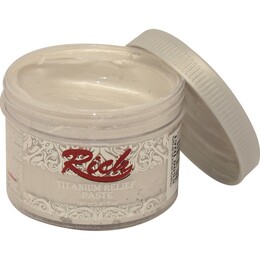 Rich Titanium Metalik Rölyef Pasta 160 cc. 5500 İNCİ - 1