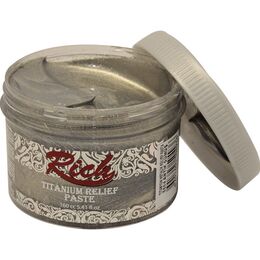 Rich Titanium Metalik Rölyef Pasta 160 cc. 5504 ANTİK GÜMÜŞ - 1