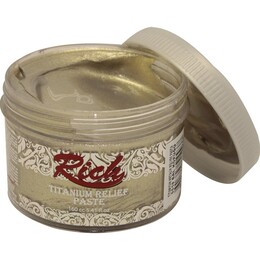Rich Titanium Metalik Rölyef Pasta 160 cc. 5510 BAL KÖPÜĞÜ - 1