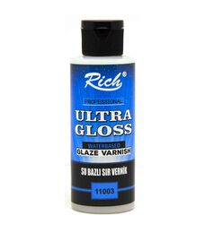 Rich Ultra Gloss Su Bazlı Parlak Sır Vernik 120 cc.