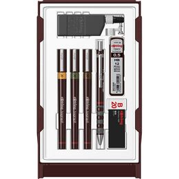 Rotring Isograph Rapido Kalemi Seti College Set (0.2-0.3-0.5 mm.) + 0.5 Tikky Versatil Kalem