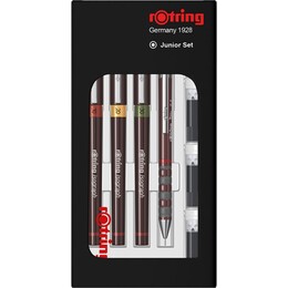 Rotring Isograph Rapido Kalemi Seti Junior Set (0.1-0.2-0.3 mm.) + 0.5 Tikky Versatil Kalem - Thumbnail