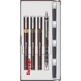 Rotring Isograph Rapido Kalemi Seti Junior Set (0.2-0.3-0.5 mm.) + 0.5 Tikky Versatil Kalem