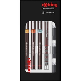 Rotring Isograph Rapido Kalemi Seti Junior Set (0.2-0.4-0.6 mm.) + 0.5 Tikky Versatil Kalem - Thumbnail