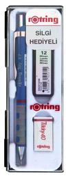 Rotring Tikky Versatil Kalem + Min + Silgi Okul Seti 0.7 mm MAVİ