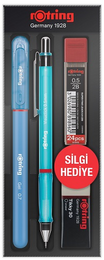 Rotring Visuclick Versatil Kalem + Jel Kalem + Min + Silgi Okul Seti 0.5 mm MAVİ