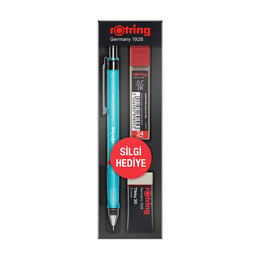 Rotring Visuclick Versatil Kalem + Min + Silgi Okul Seti 0.7 mm MAVİ