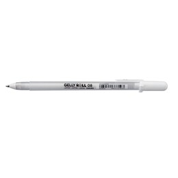 Sakura Gelly Roll Beyaz Jel Mürekkepli Kalem 0.8 mm. - 1