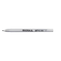 Sakura Gelly Roll Beyaz Jel Mürekkepli Kalem 0.8 mm. - 2