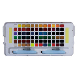 Sakura Koi Tablet Sulu Boya Seti 72 Renk Studio Set + 2 Adet Su Hazneli Fırça Hediyeli - 1