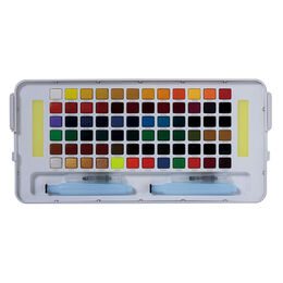 Sakura Koi Tablet Sulu Boya Seti 72 Renk Studio Set + 2 Adet Su Hazneli Fırça Hediyeli - 1