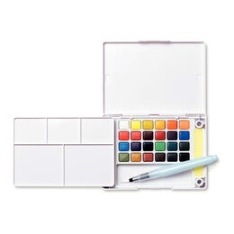 Sakura Koi Tablet Sulu Boya Seti 72 Renk Studio Set + 2 Adet Su Hazneli Fırça Hediyeli