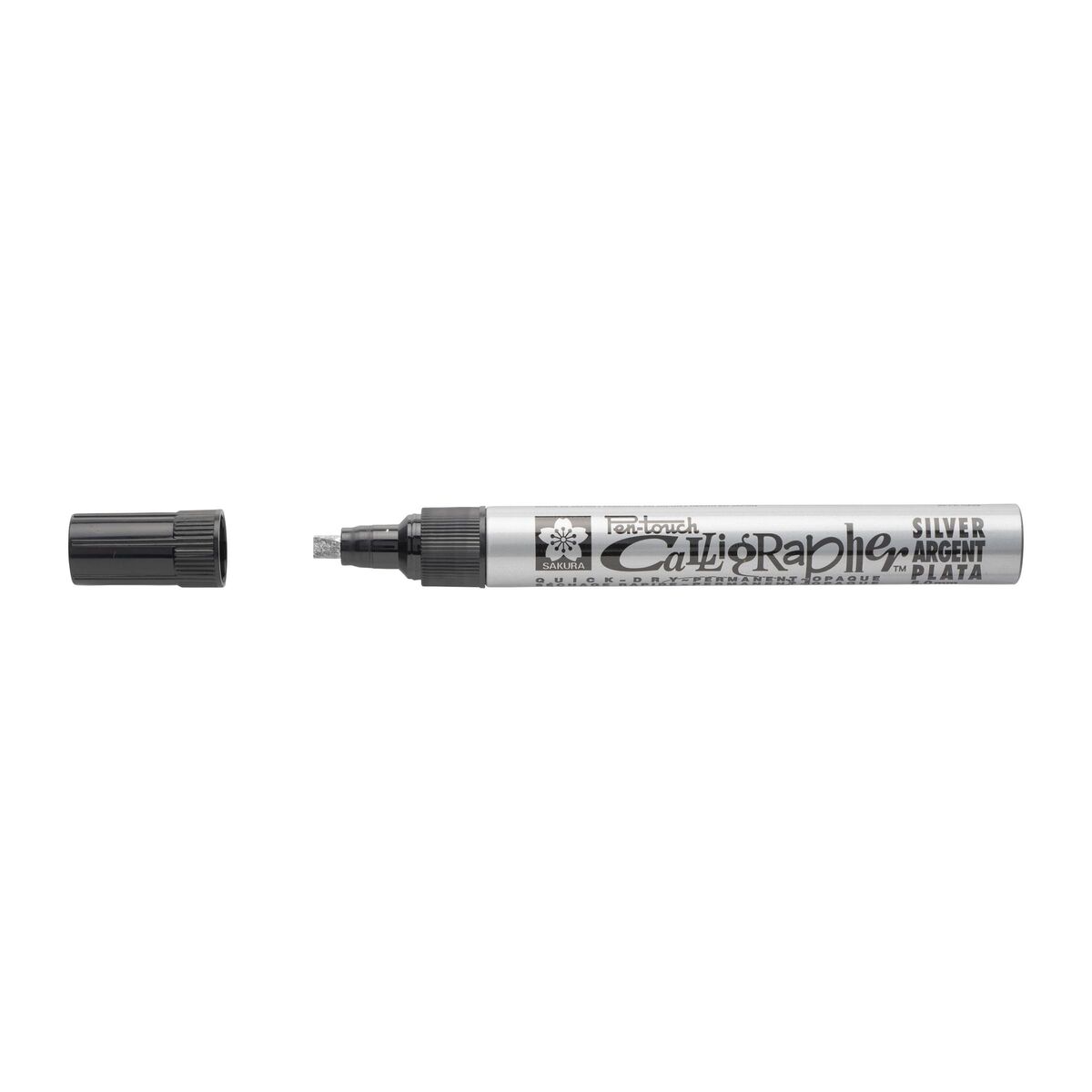 Sakura Pen-touch Calligrapher Kaligrafi Kalemi 5 Mm. Gümüş Yaldız