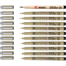 Sakura Pigma Micron Çizim Kalemi Seti 11'li - 1