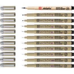 Sakura Pigma Micron Çizim Kalemi Seti 11'li - 1