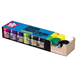 Sakura Poster Color Guaj Boya Seti 12 Renk x 30 cc. - Bruynzeel - Sakura