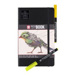 Sakura Sketchbook Sert Kapak Eskiz Çizim Defteri Ivory (Fildişi) Kağıt 140 gr. 13x21 cm. 80 yaprak - 4