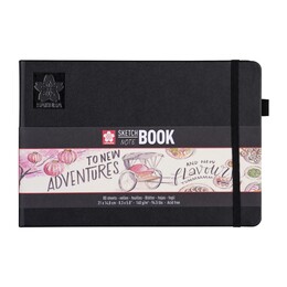 Sakura Sketchbook Sert Kapak Eskiz Çizim Defteri Ivory (Fildişi) Kağıt 140 gr. 15x21 cm. 80 yaprak - 1
