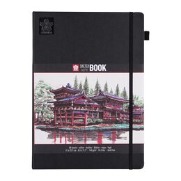 Sakura Sketchbook Sert Kapak Eskiz Çizim Defteri Ivory (Fildişi) Kağıt 140 gr. 21x30 cm. 80 yaprak - 1